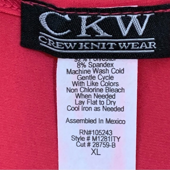 CKW Bright Hot Pink Tank‎ Top XL - Picture 3 of 5